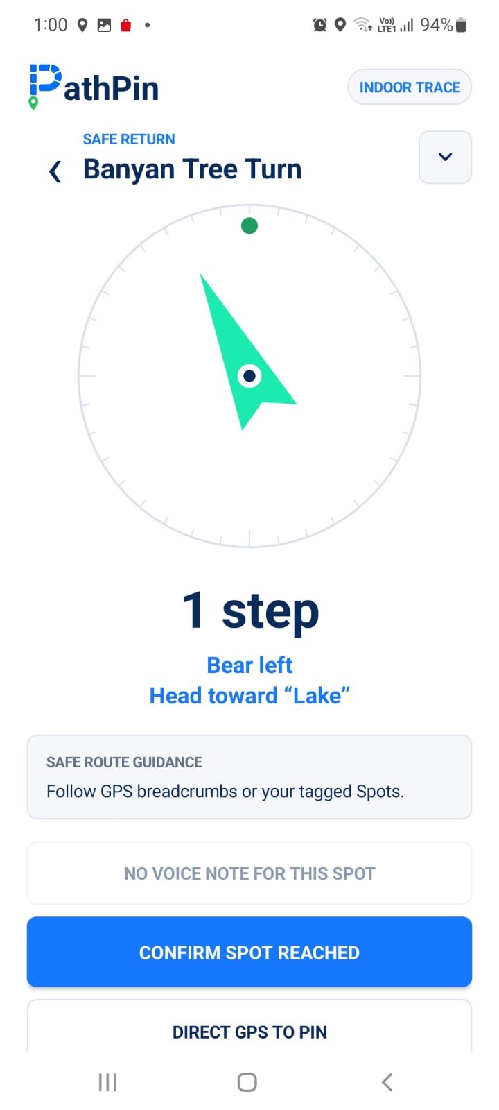 PathPin Spot guidance
